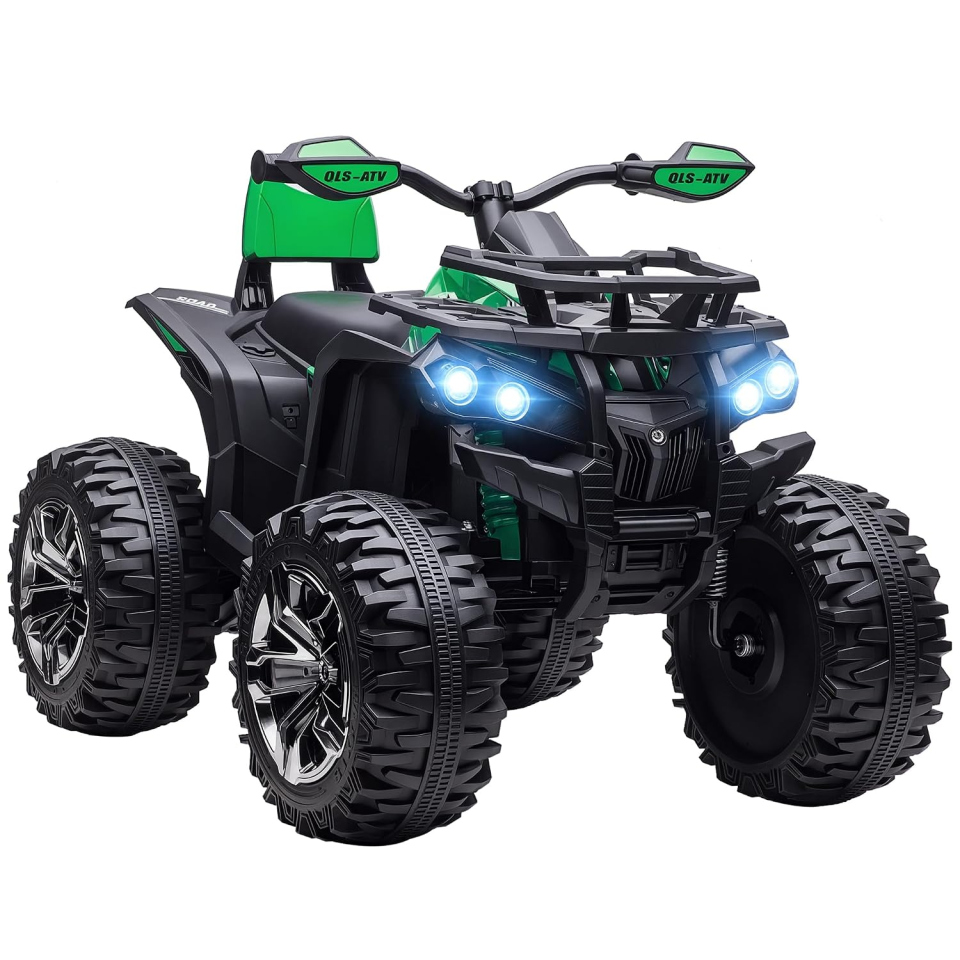 HOMCOM quad elettrico per bambini 12 V verde