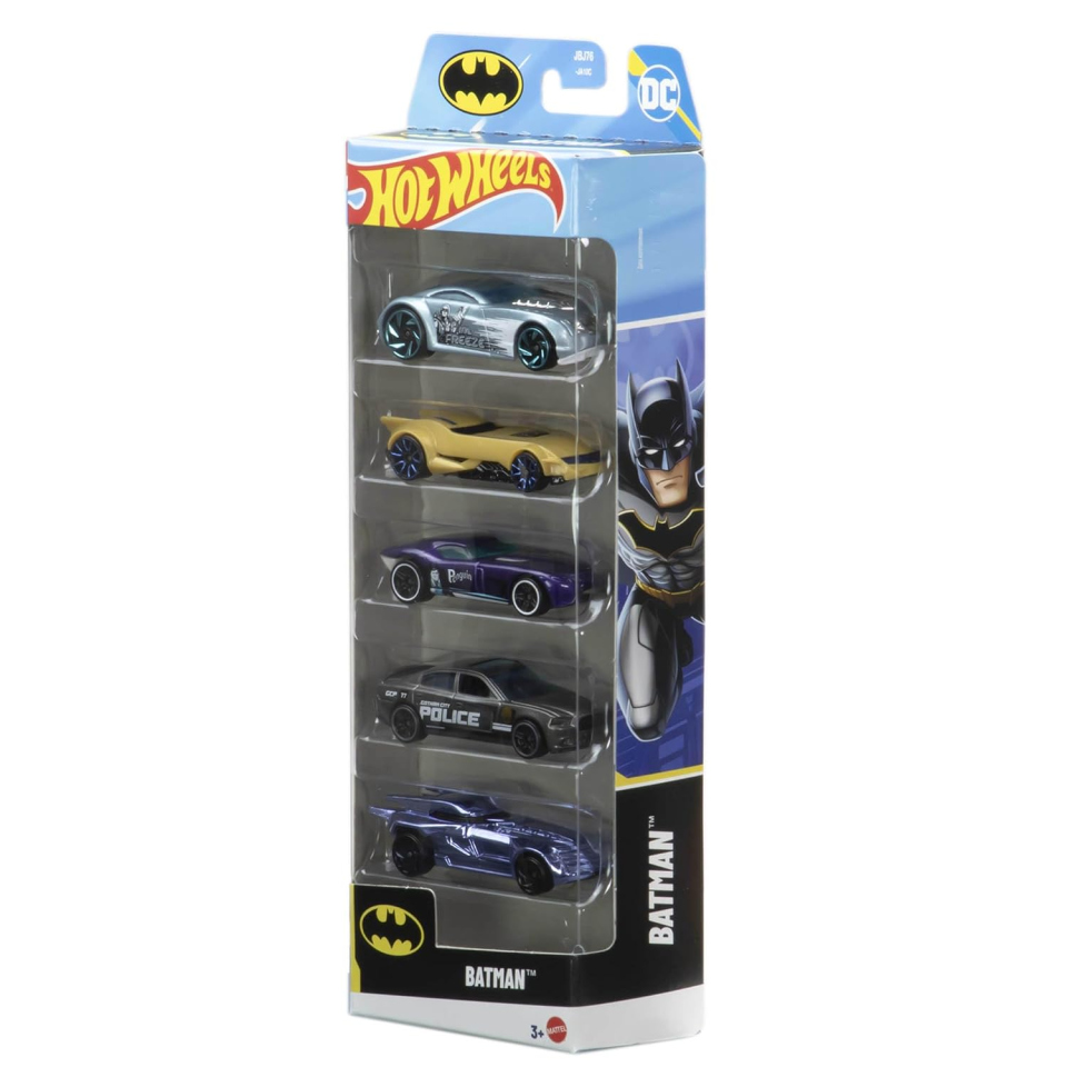 Hot Wheels Batman macchinine set da 5