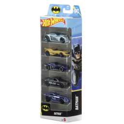 Hot Wheels Batman macchinine set da 5