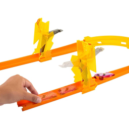 Hot Wheels Box Track Builder Energia – Pista Modulare con Macchinina