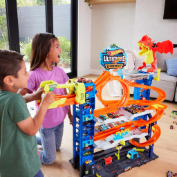Hot Wheels City Mega Garage con Drago e 2 Macchinine