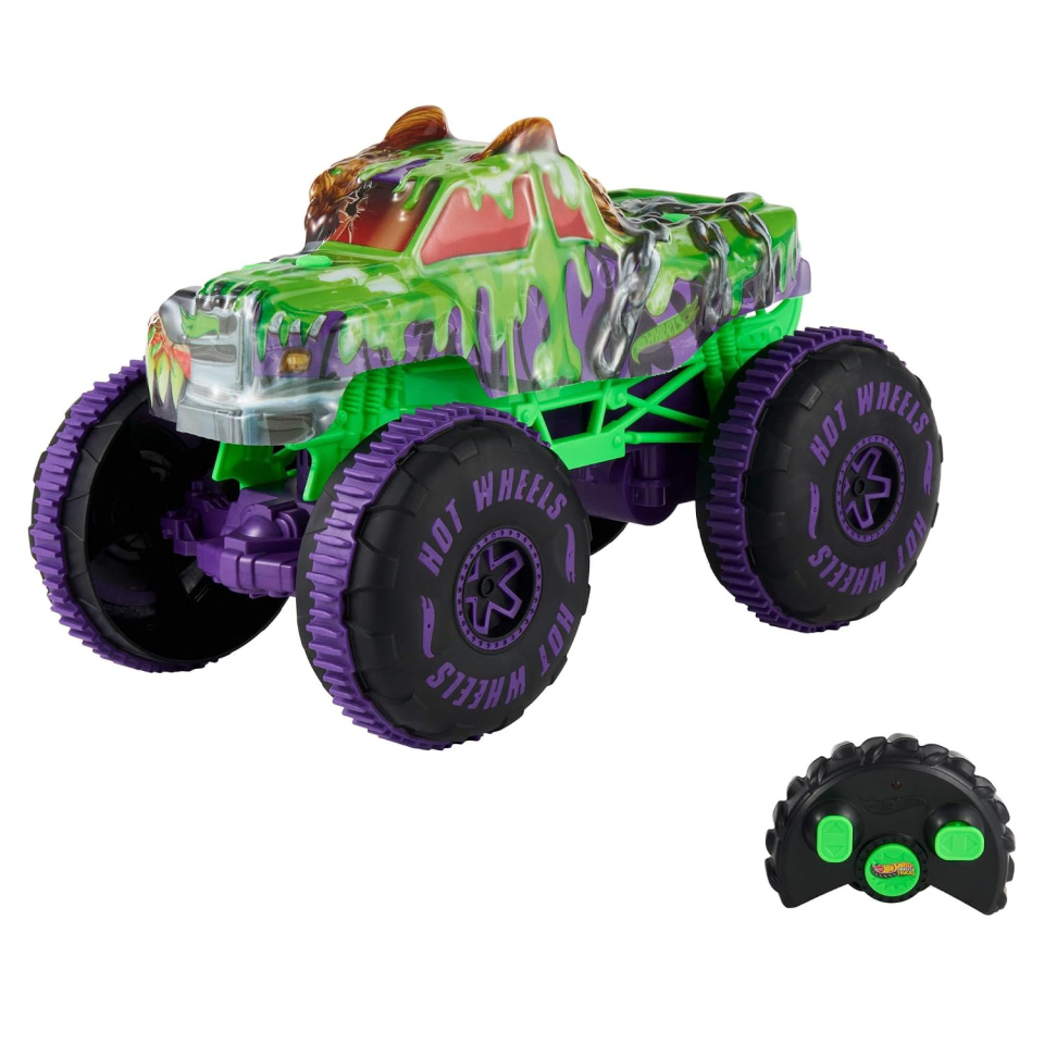 Hot Wheels Monster Trucks Mutant Chaos Wreckin’ Wolf radiocomandato