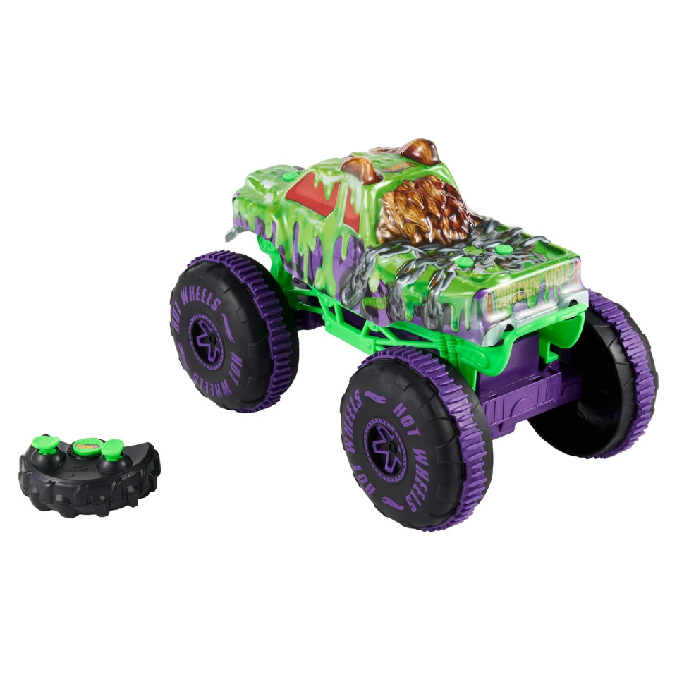 Hot Wheels Monster Trucks Mutant Chaos Wreckin’ Wolf radiocomandato