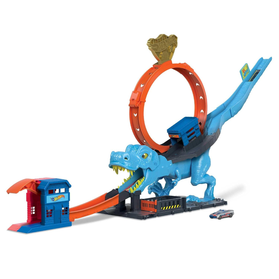 Hot Wheels City Pista T-Rex con Loop Gigante