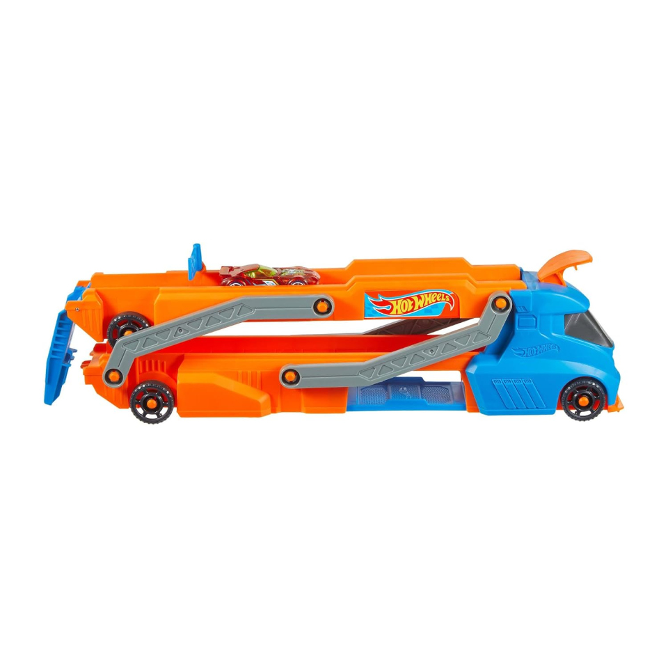 Hot Wheels Trasportatore Pista Super Velocità con Lanciatore