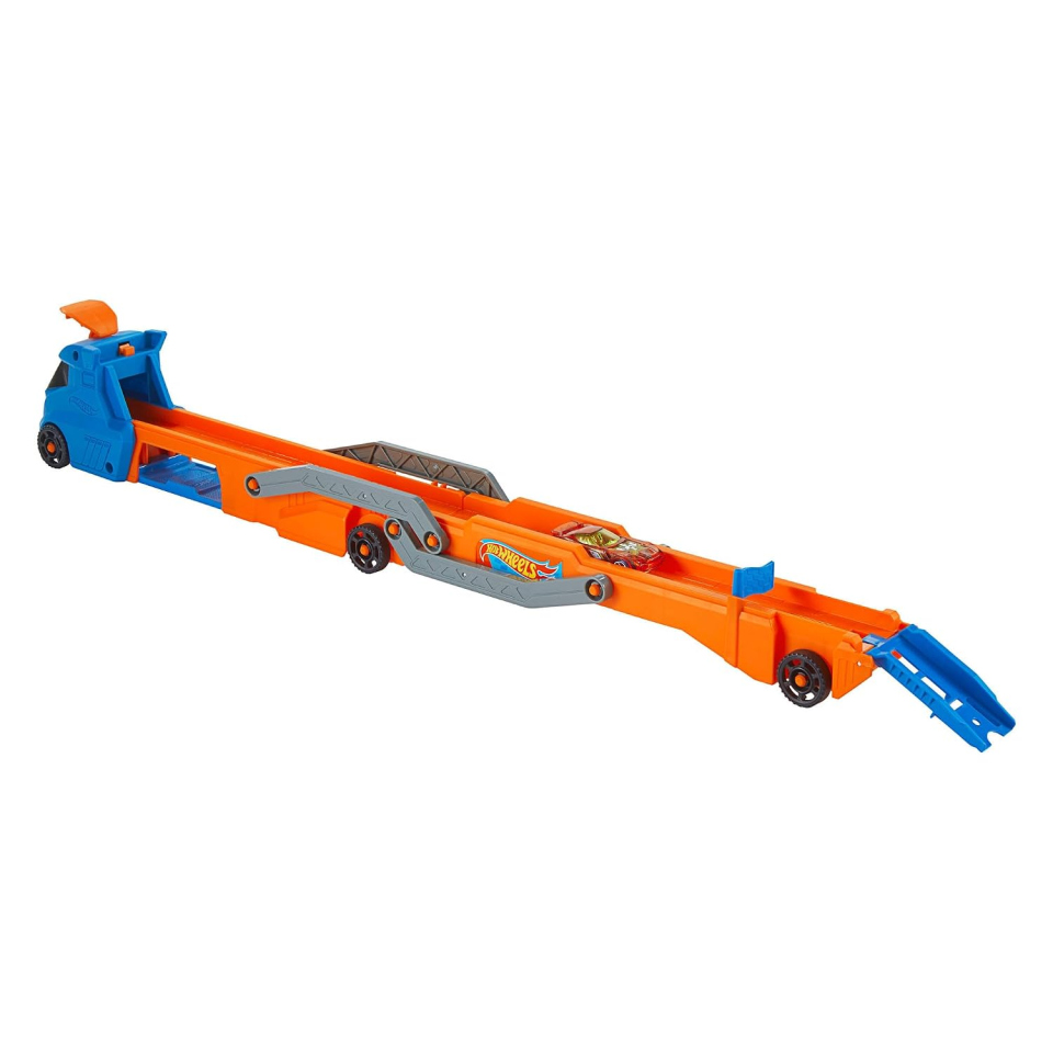 Hot Wheels Trasportatore Pista Super Velocità con Lanciatore