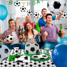 Huxolynifty kit festa calcio per 24 ospiti