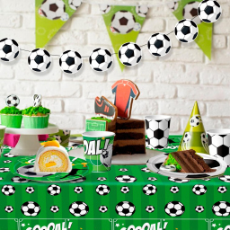 Huxolynifty kit festa calcio per 24 ospiti