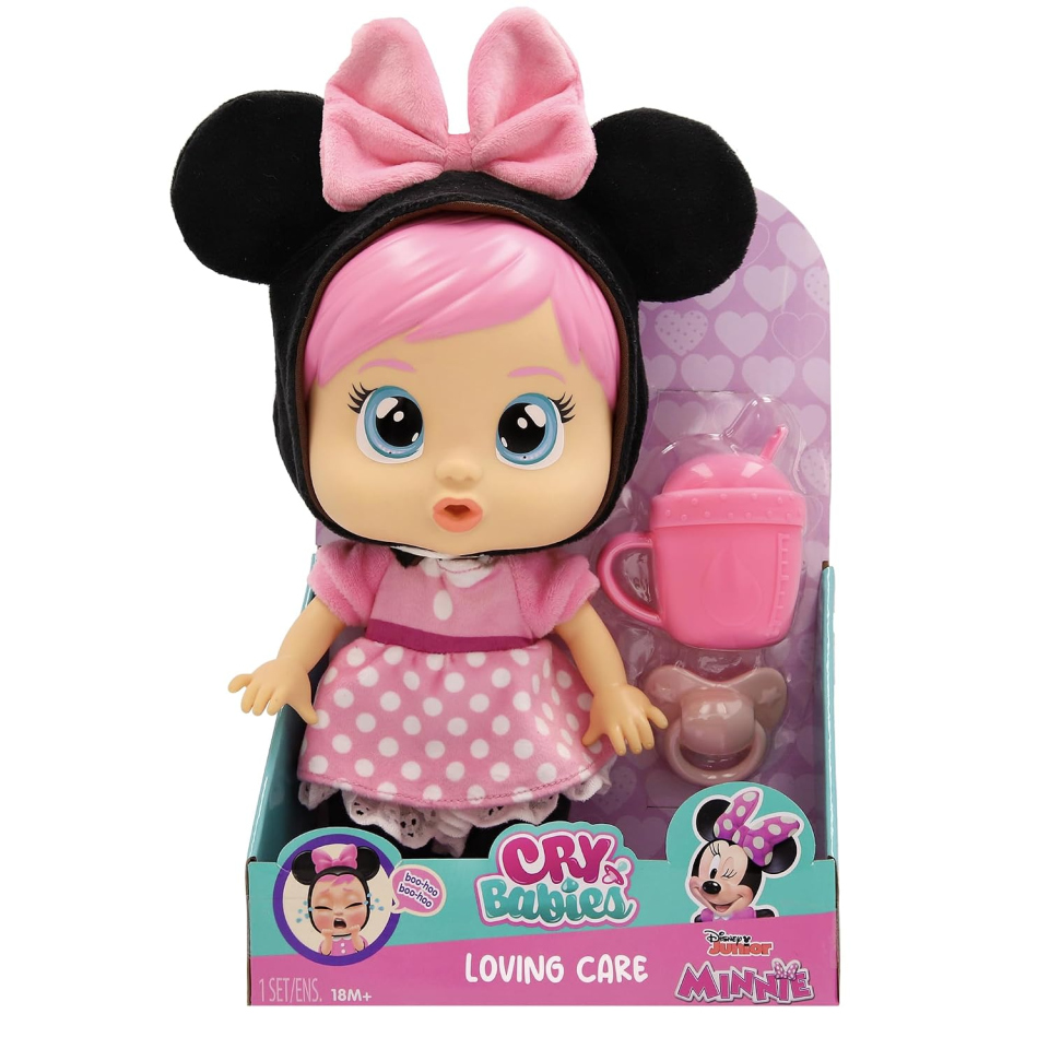 IMC Toys Cry Babies bambolotto Minnie con lacrime