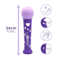 IMC Toys K-POP IDOL microfono musicale con registrazione vocale