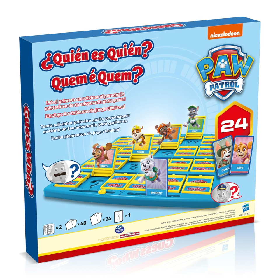 Winning Moves Indovina Chi Paw Patrol per due giocatori