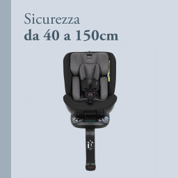 Inglesina Halley Pro seggiolino auto girevole ISOFIX 40-150 cm