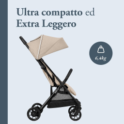 Inglesina Quid 2 passeggino leggero compatto Alpaca Beige