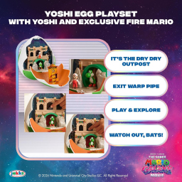 Jakks Pacific Super Mario playset uovo di Yoshi