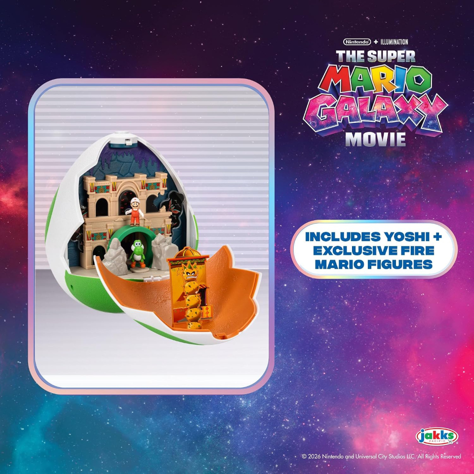 Jakks Pacific Super Mario playset uovo di Yoshi