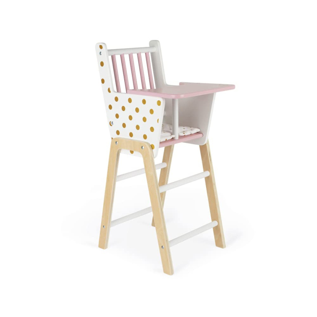 Janod Candy Chic seggiolone per bambole in legno
