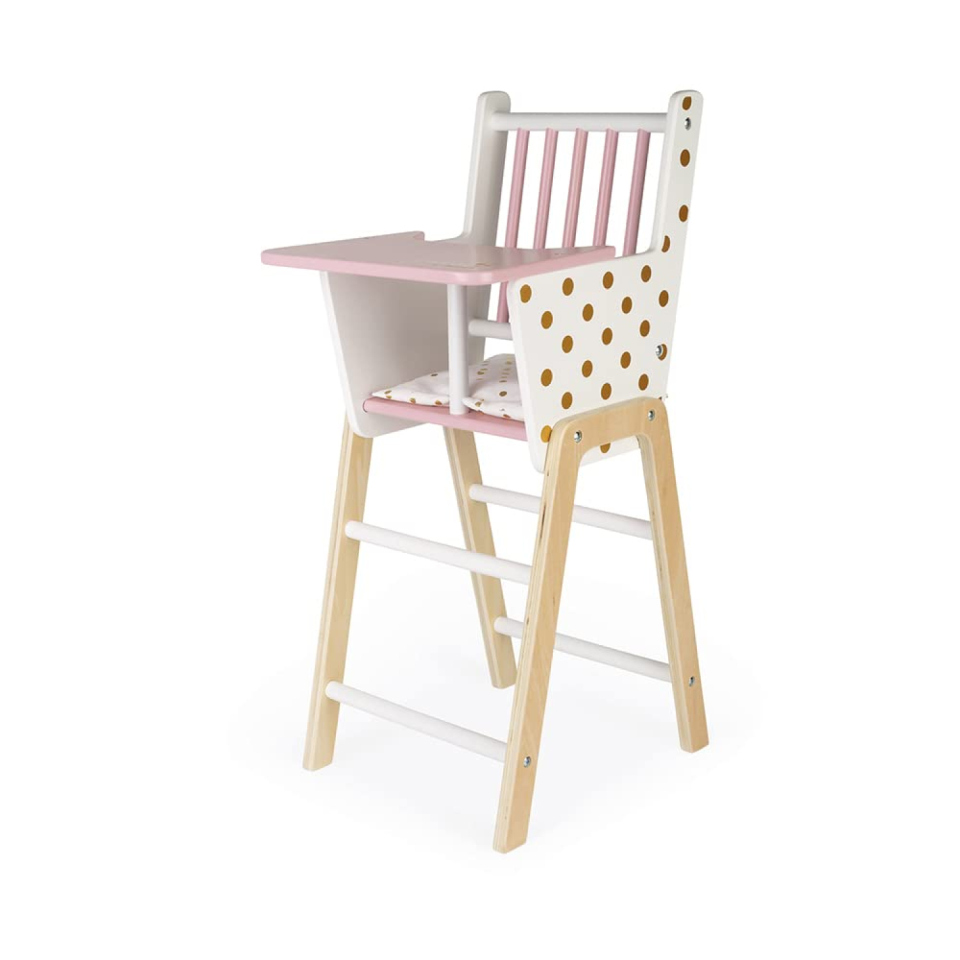 Janod Candy Chic seggiolone per bambole in legno