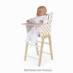 Janod Candy Chic seggiolone per bambole in legno