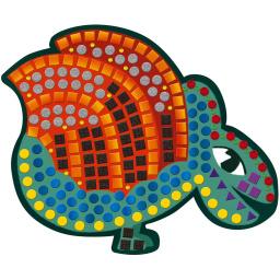 Janod Mosaici Creativi Dinosauri con 8 tavole