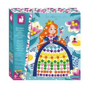 Janod kit mosaici Principesse e Fate, dai 5 anni
