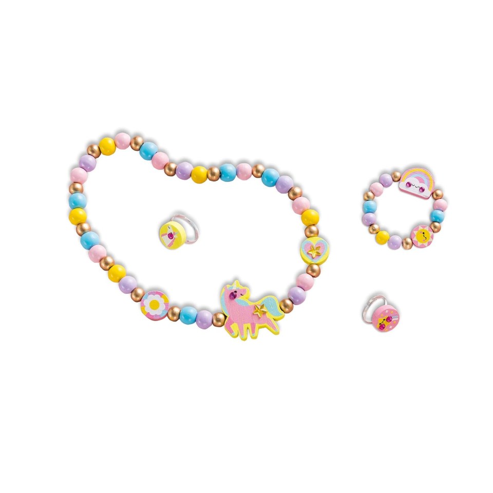 Janod Rainbow Land kit creativo per gioielli