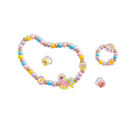 Janod Rainbow Land kit creativo per gioielli