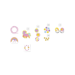 Janod Rainbow Land kit creativo per gioielli