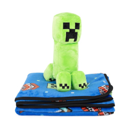 Jay Franco Minecraft plaid e cuscino abbraccio Creeper