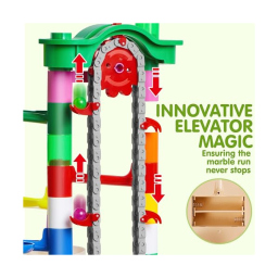 JOYIN Pista Biglie 236 Pezzi con Ascensore Motorizzato