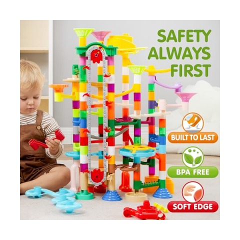 JOYIN Pista Biglie 236 Pezzi con Ascensore Motorizzato