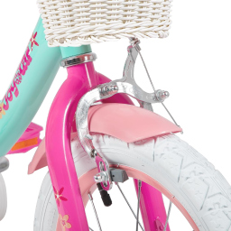JOYSTAR Unicorn – Bici 12 pollici per bambine con seggiolino bambola