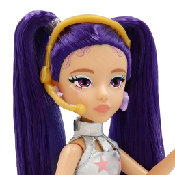 K-Pop Idol Mina – Bambola Fashion con Capelli Viola e Accessori