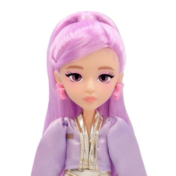 K-POP IDOL Nari – Bambola Fashion con Capelli Lavanda e Accessori