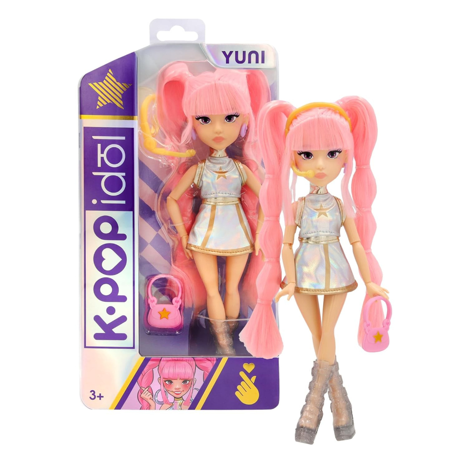 K-POP IDOL Yuni – Bambola Fashion Stile Moonlight con Trecce Rosa