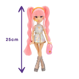 K-POP IDOL Yuni – Bambola Fashion Stile Moonlight con Trecce Rosa