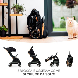 Kinderkraft APINO passeggino leggero con chiusura automatica