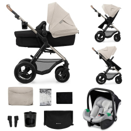 Kinderkraft MOOV2 passeggino trio con MINK PRO