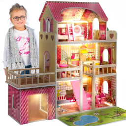 Kinderplay Green Series casa delle bambole a tre piani