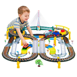 Kinderplay trenino elettrico con pista da 192 pezzi