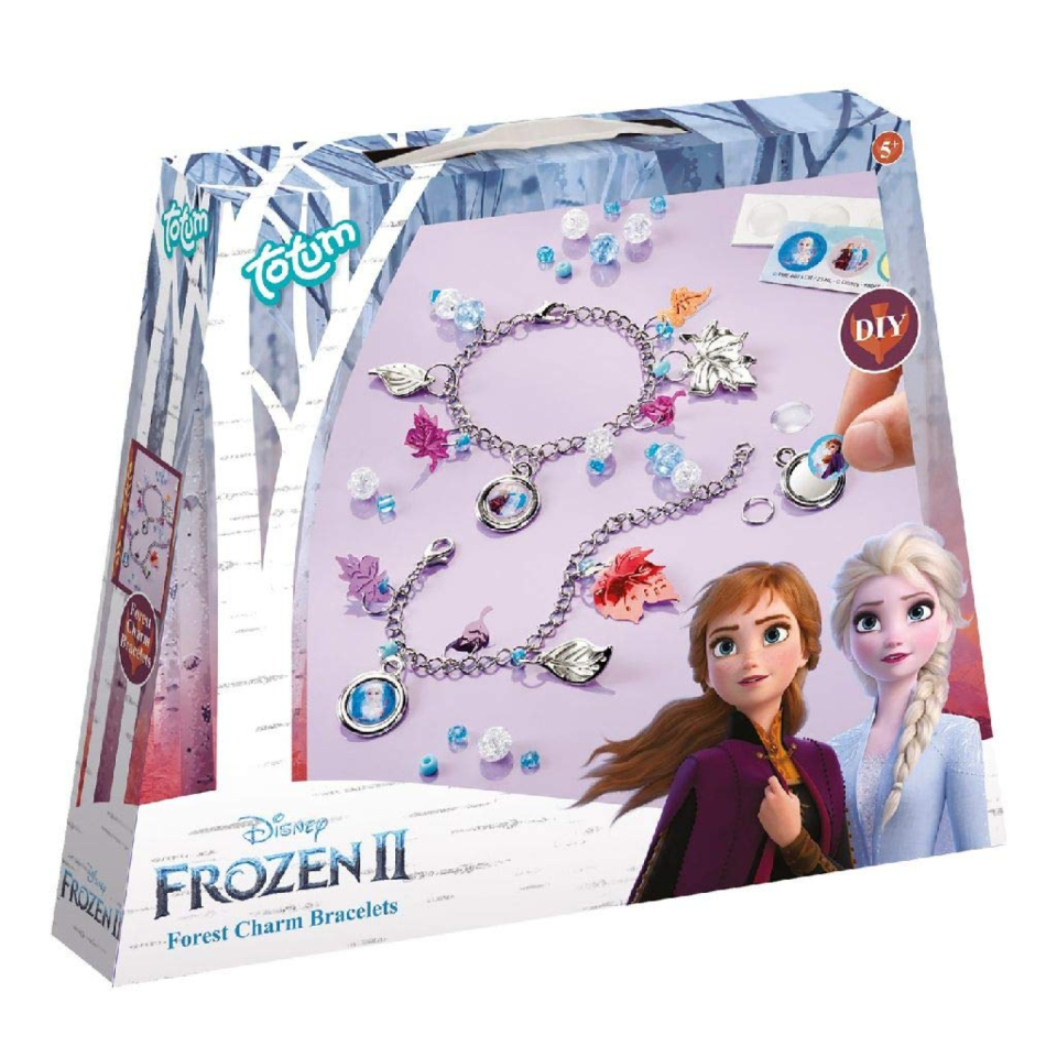 Kit braccialetti Frozen II Disney con ciondoli e perline