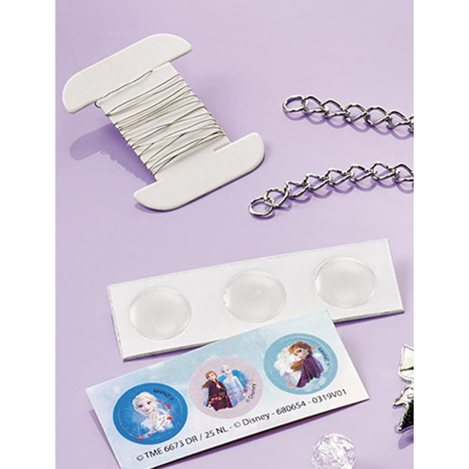 Kit braccialetti Frozen II Disney con ciondoli e perline