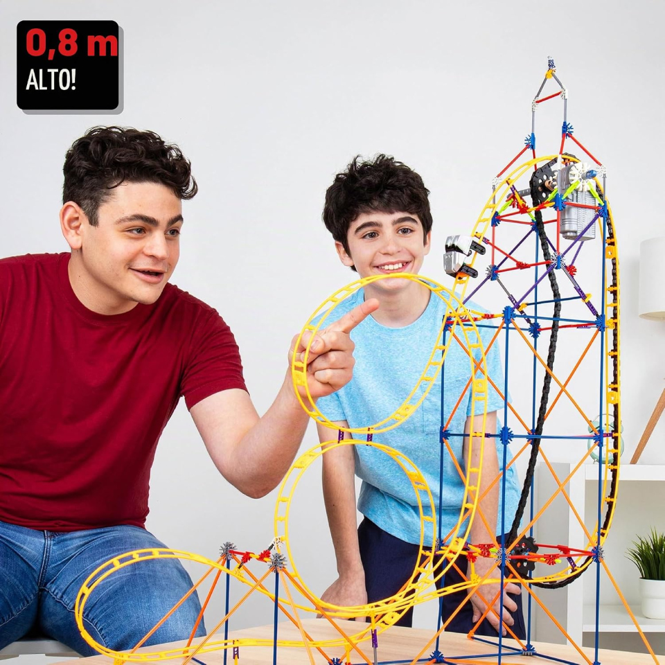 K'Nex Amazin' 8 montagne russe 448 pezzi