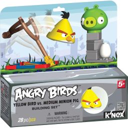 K'Nex Angry Birds gioco costruzioni Uccello contro Maiale