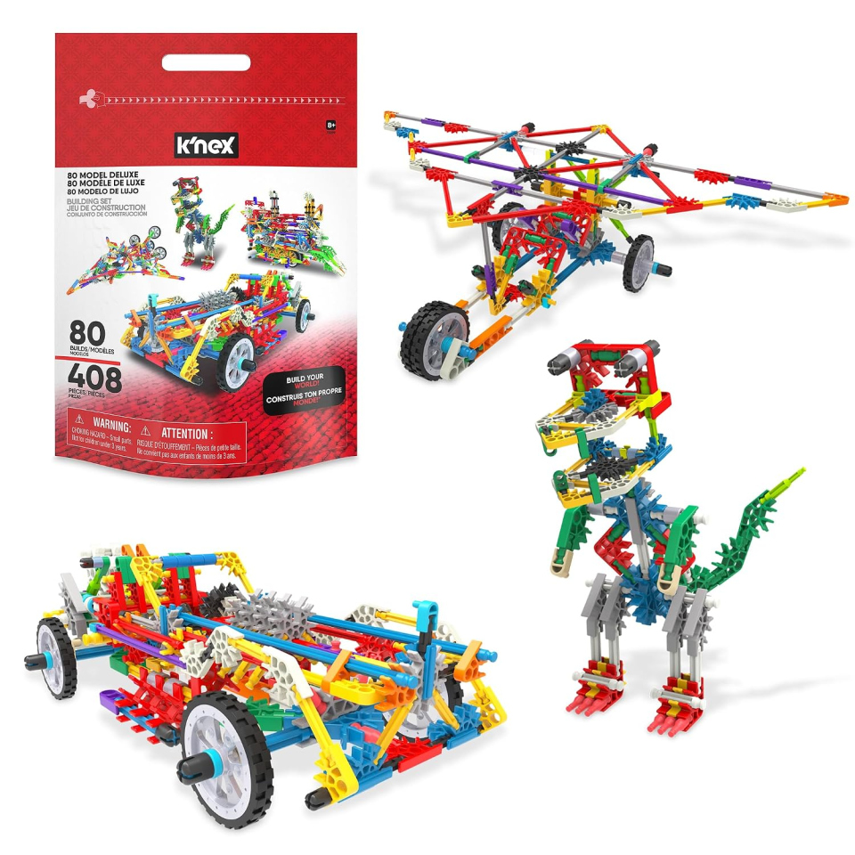 K'Nex Deluxe set costruzioni da 408 pezzi