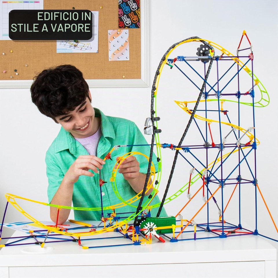 K'Nex Education montagne russe STEM da 8 anni