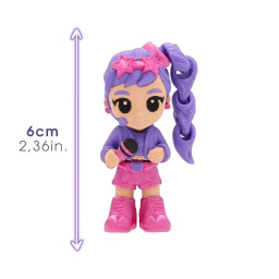 K-Pop Idol Palz 3D – Set 3 Figure Collezionabili con Capelli Intercambiabili