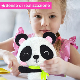 KRAFUN kit cucito unicorno con tre bambole