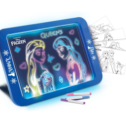 Lavagna LED Magica Frozen – Lisciani Giochi con Pennarelli Fluo