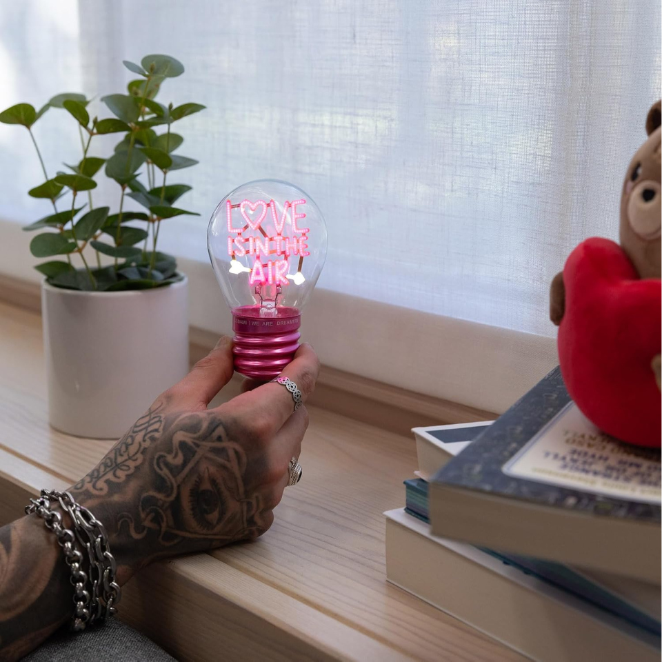 Legami Bulb Fiction lampada decorativa tema Love