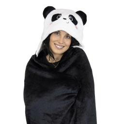 Legami Cosy Hugs coperta Panda con cappuccio